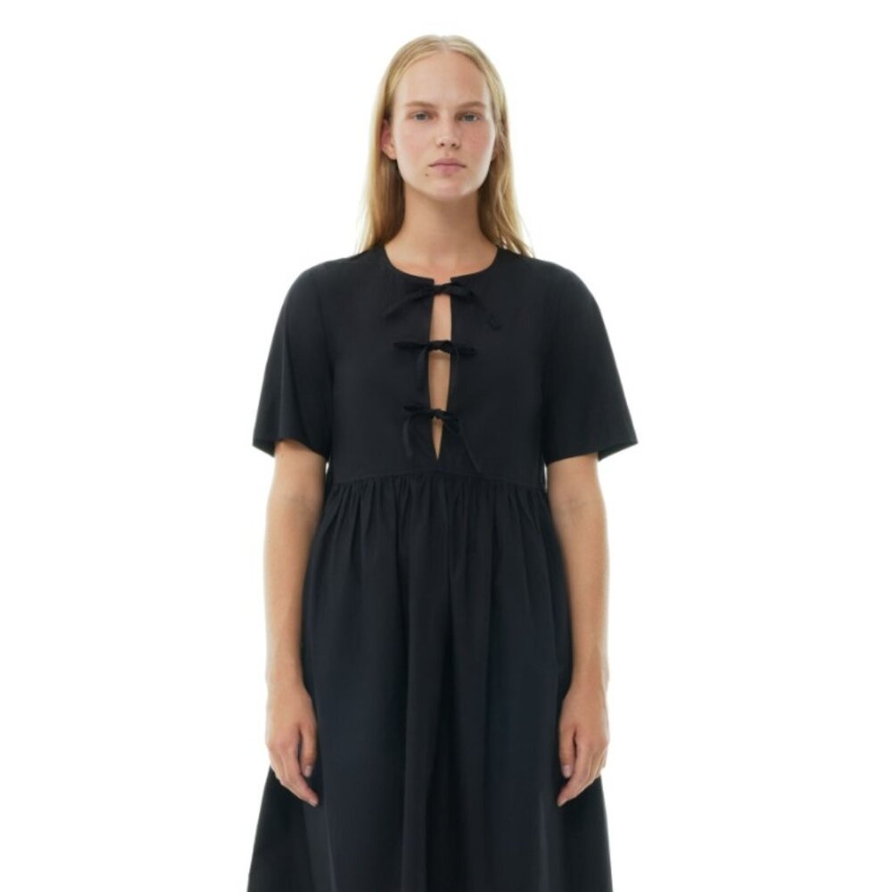 Ganni Black Maxi Dress